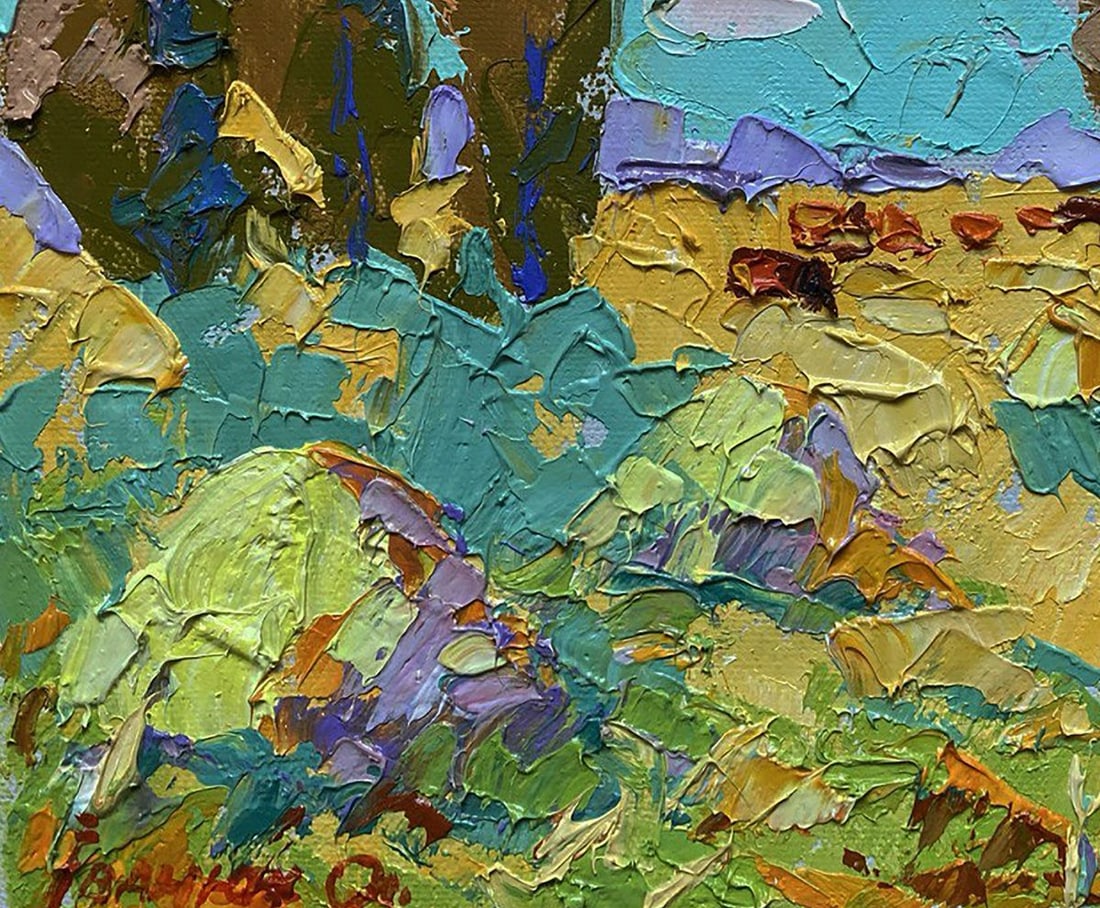 Oil painting Morning on the pasture Oleksiy Ivanyuk - 6