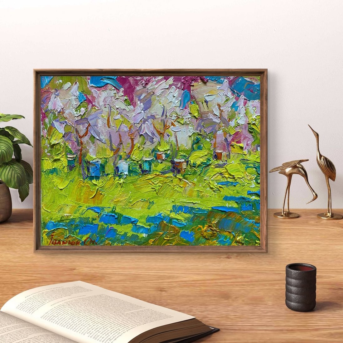 Oil painting Spring garden Oleksiy Ivanyuk - 2