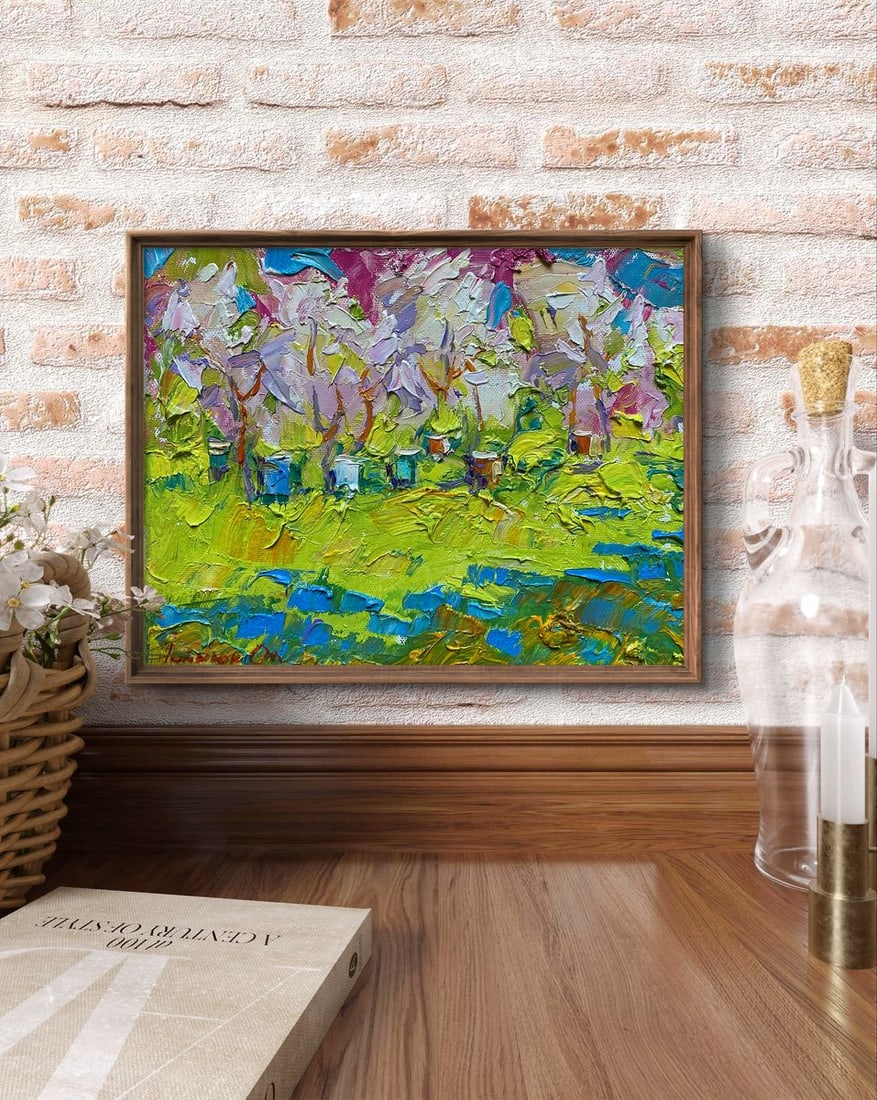 Oil painting Spring garden Oleksiy Ivanyuk - 3