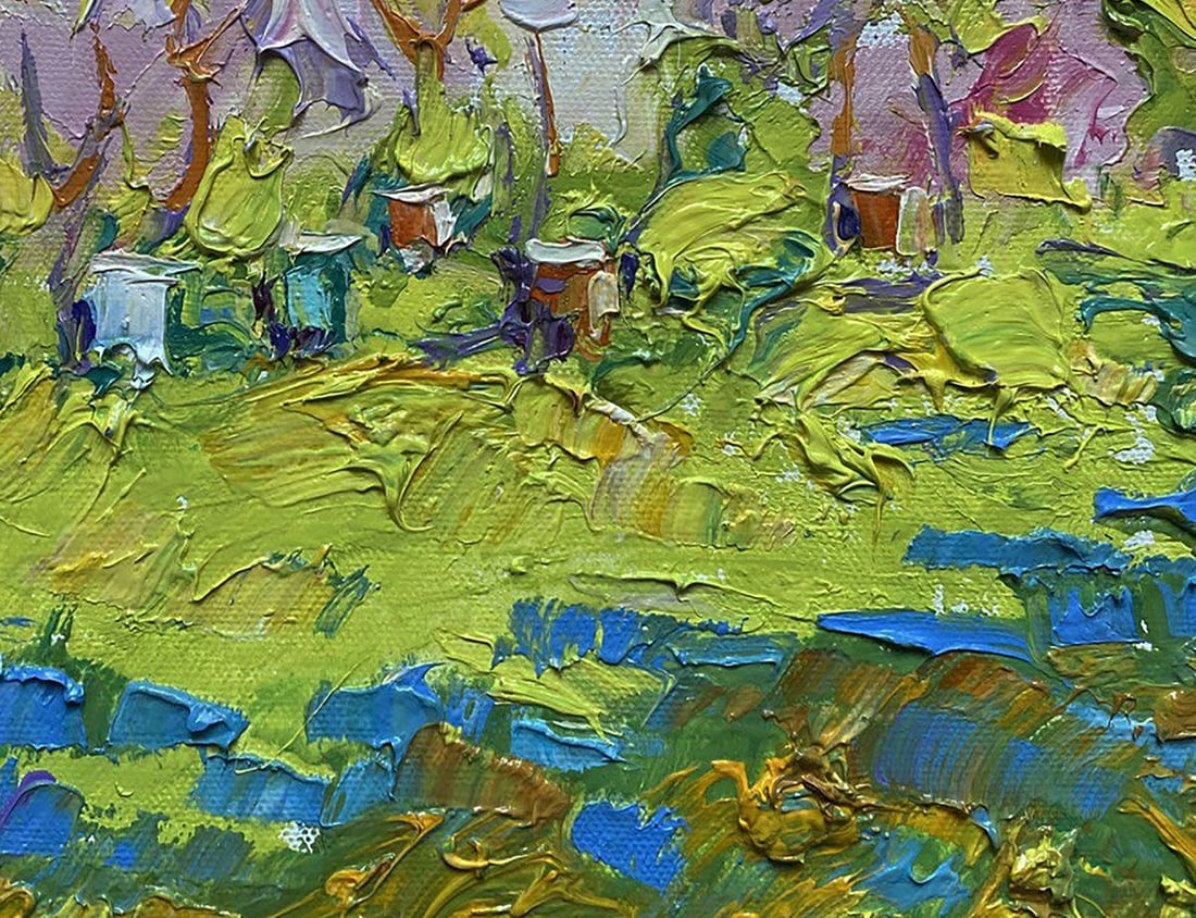 Oil painting Spring garden Oleksiy Ivanyuk - 7