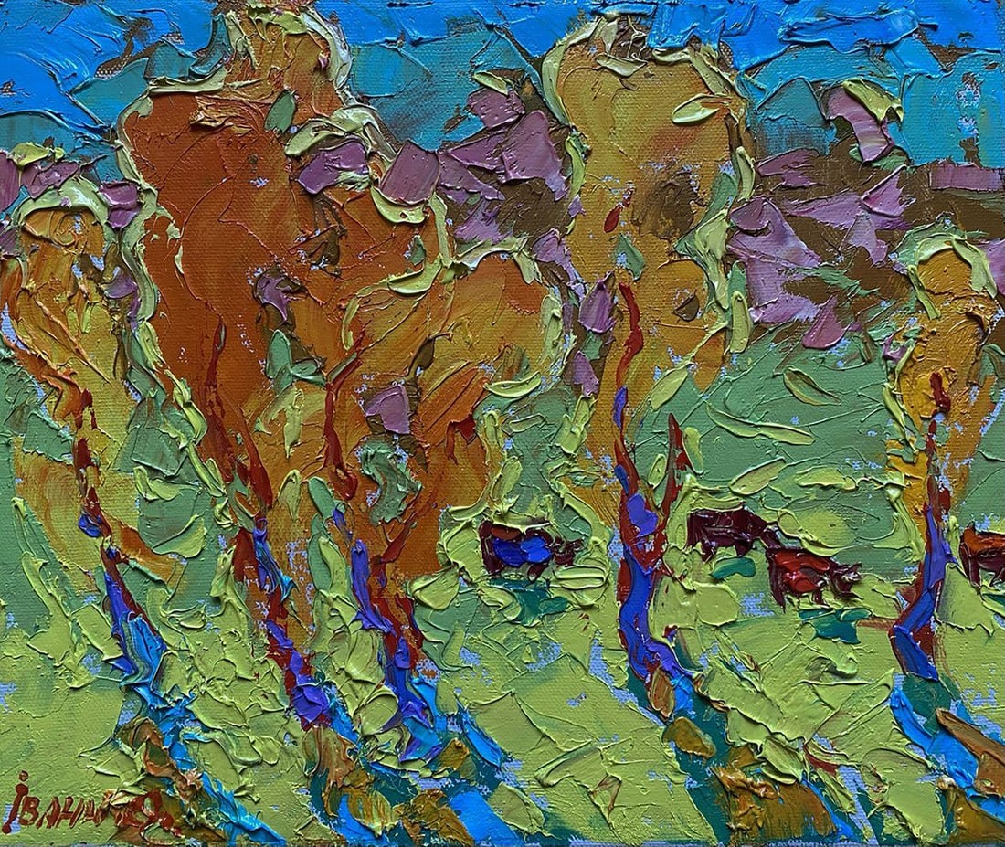 Oil painting Sunny meadows Oleksiy Ivanyuk (1 of 8)