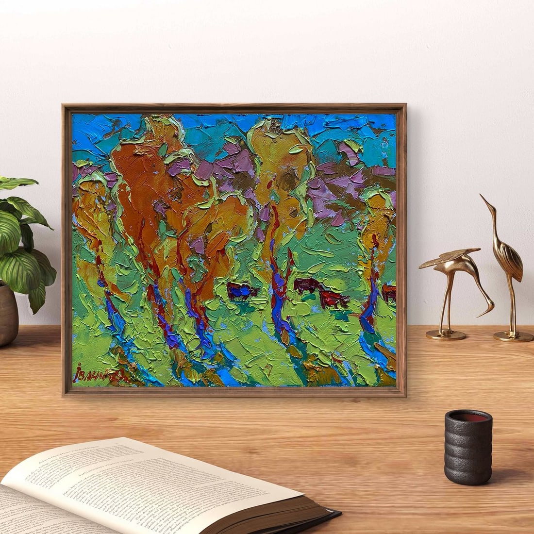 Oil painting Sunny meadows Oleksiy Ivanyuk - 2