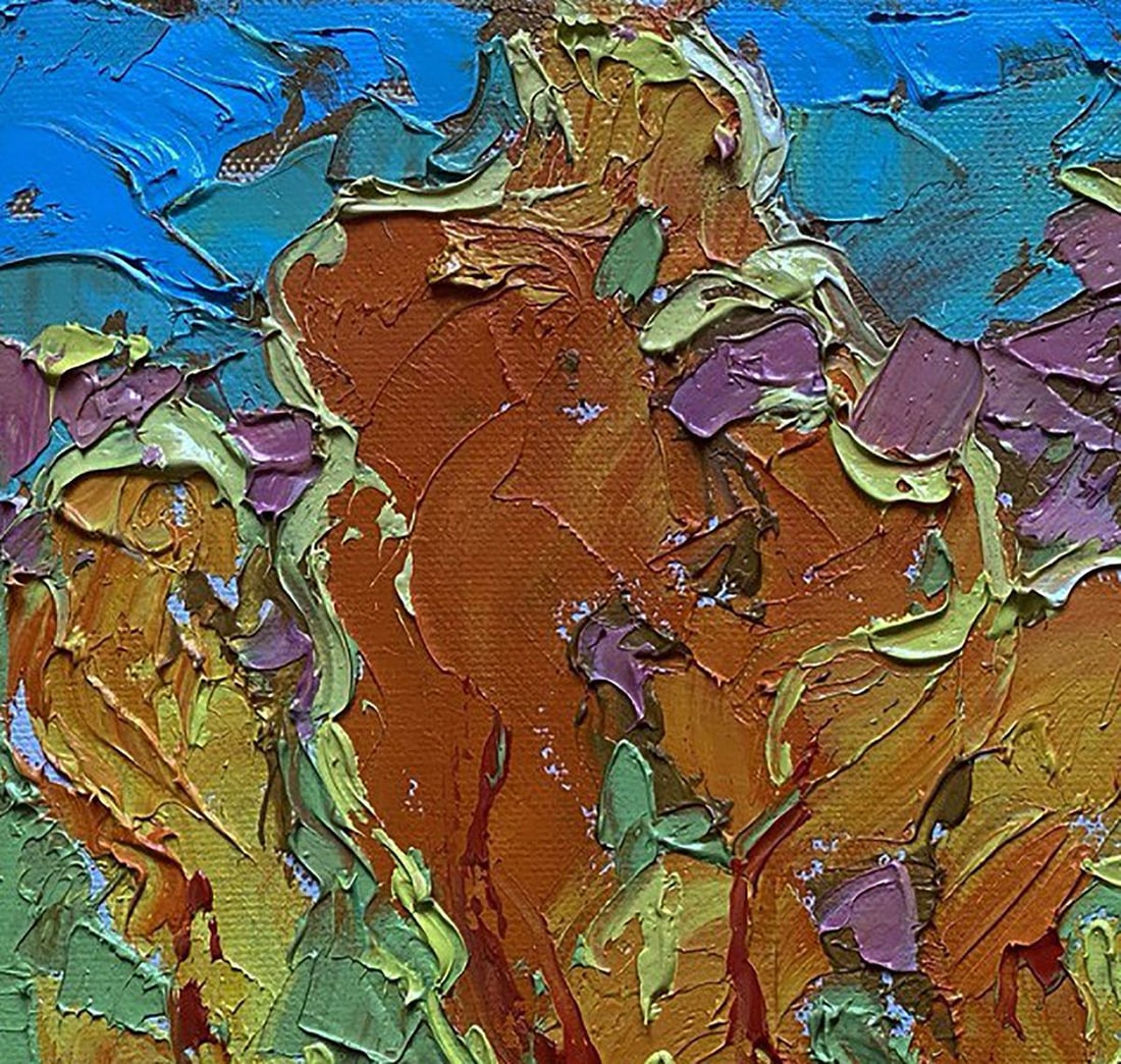 Oil painting Sunny meadows Oleksiy Ivanyuk - 4