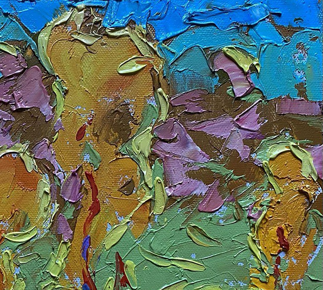 Oil painting Sunny meadows Oleksiy Ivanyuk - 5