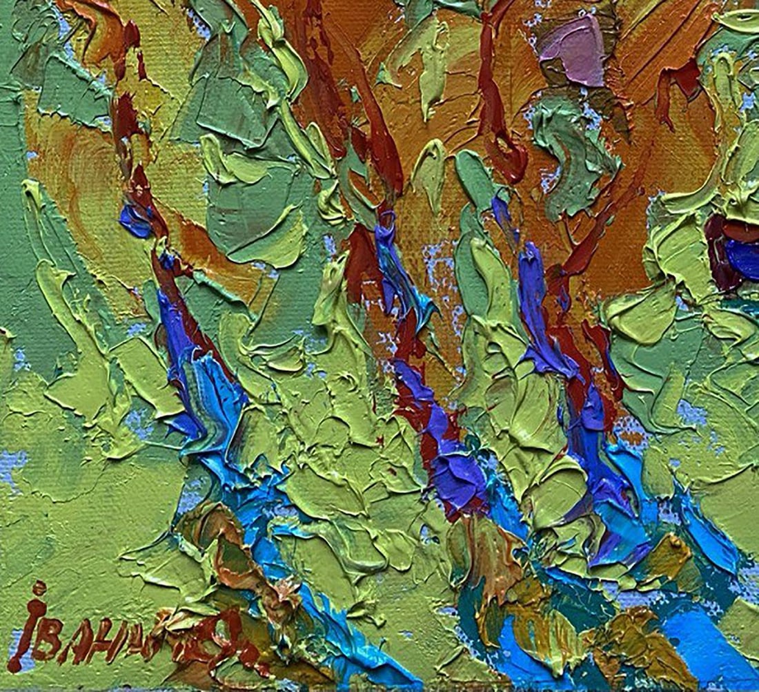 Oil painting Sunny meadows Oleksiy Ivanyuk - 6