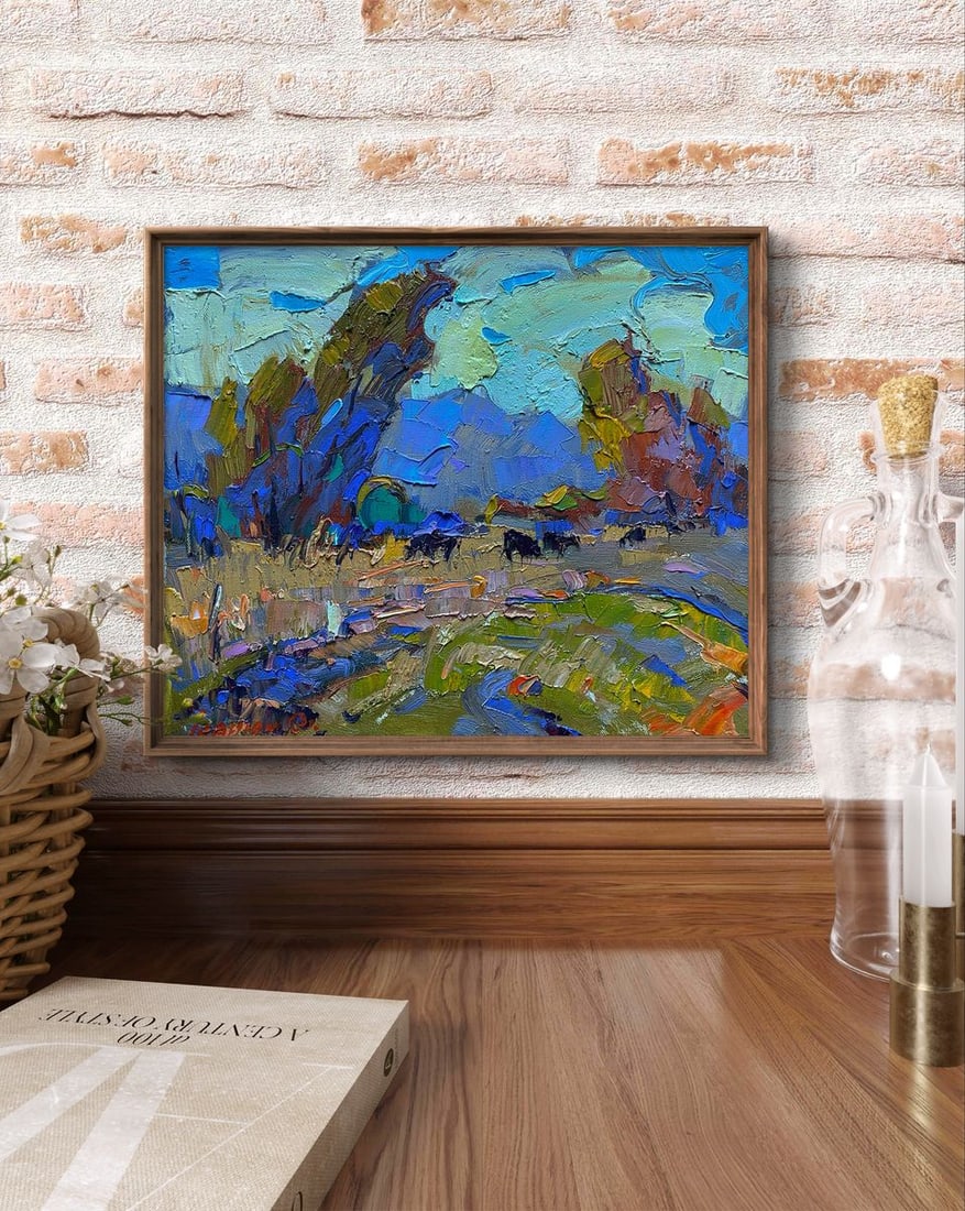 Oil painting A cold breeze blew Oleksiy Ivanyuk - 3