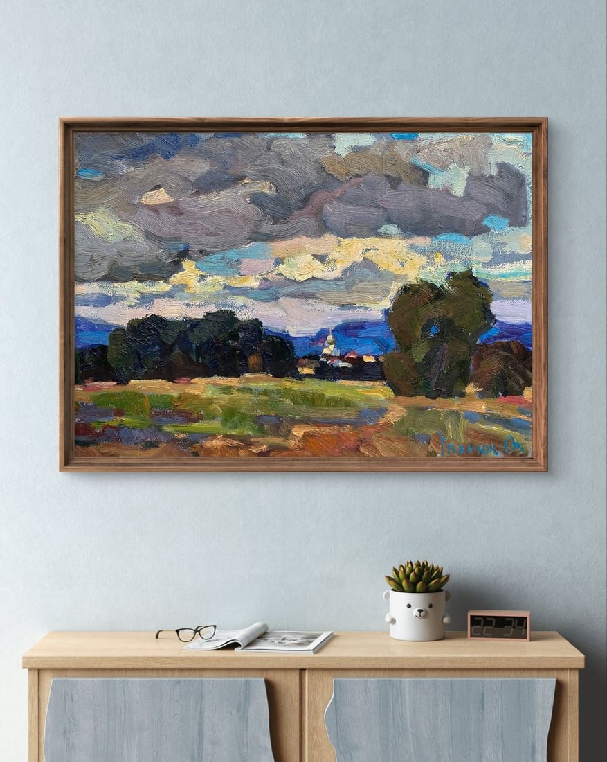 Oil painting Silence over the domes Oleksiy Ivanyuk - 3