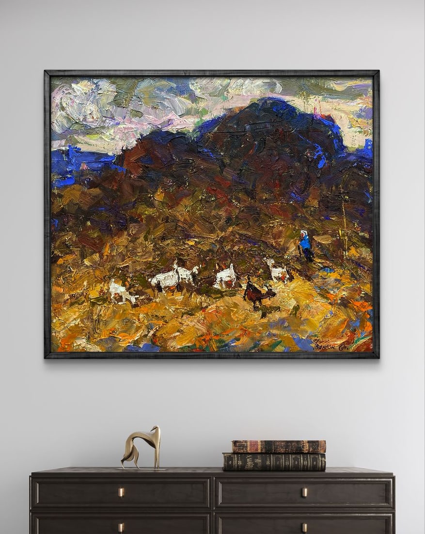 Oil painting In the foothills Oleksiy Ivanyuk - 2