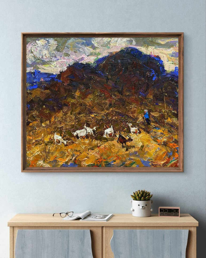 Oil painting In the foothills Oleksiy Ivanyuk - 3