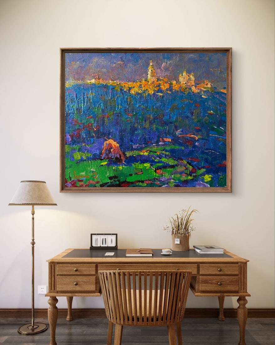 Oil painting The sun is setting Oleksiy Ivanyuk - 3