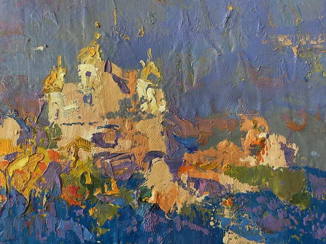 Oil painting The sun is setting Oleksiy Ivanyuk - 5