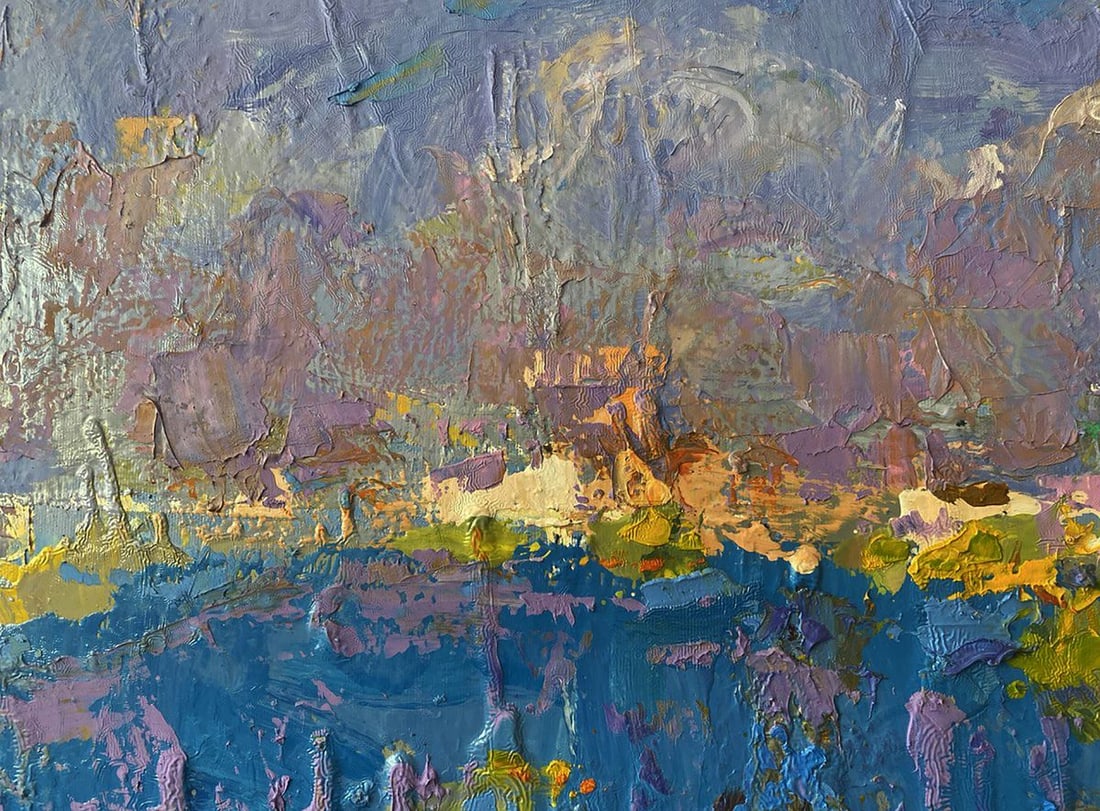 Oil painting The sun is setting Oleksiy Ivanyuk - 6