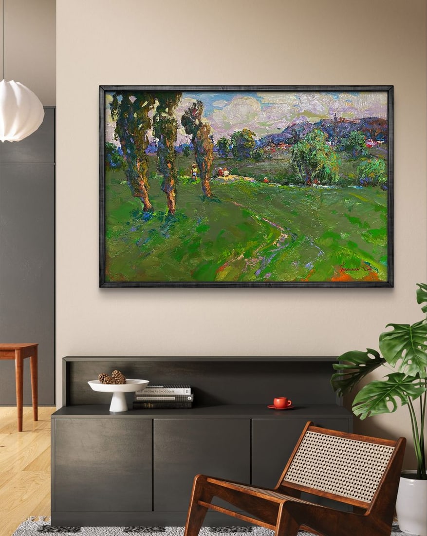 Oil painting Village Memories Oleksiy Ivanyuk - 2