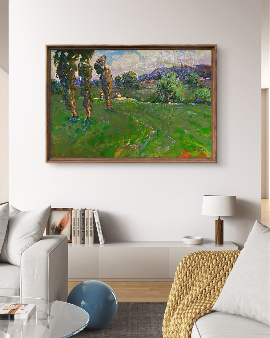Oil painting Village Memories Oleksiy Ivanyuk - 3