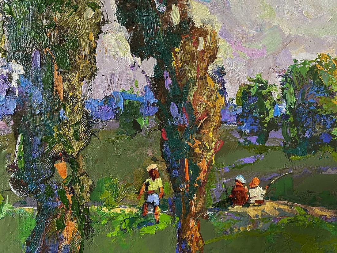 Oil painting Village Memories Oleksiy Ivanyuk - 4
