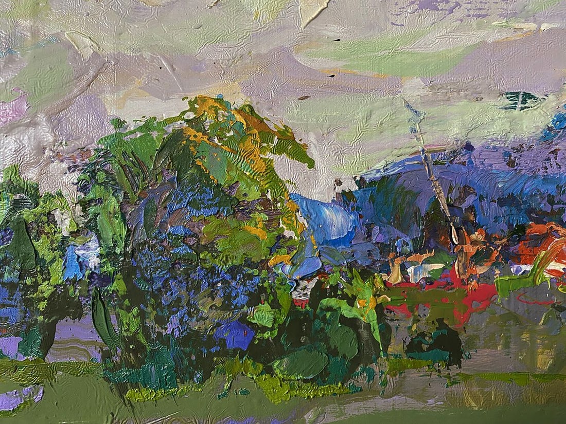 Oil painting Village Memories Oleksiy Ivanyuk - 5