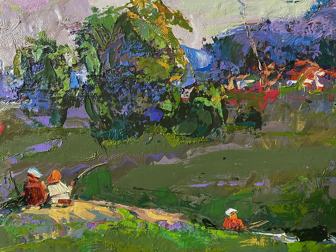 Oil painting Village Memories Oleksiy Ivanyuk - 6