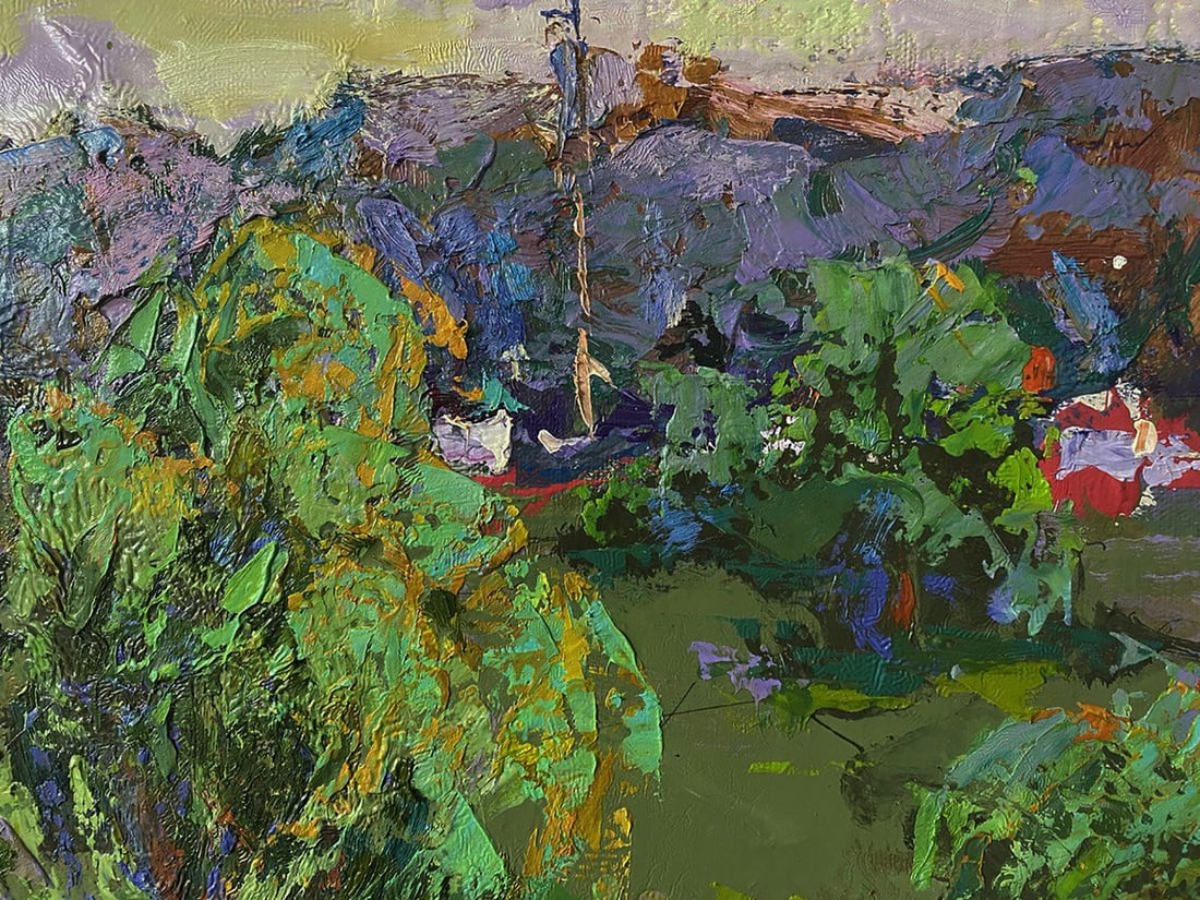 Oil painting Village Memories Oleksiy Ivanyuk - 7