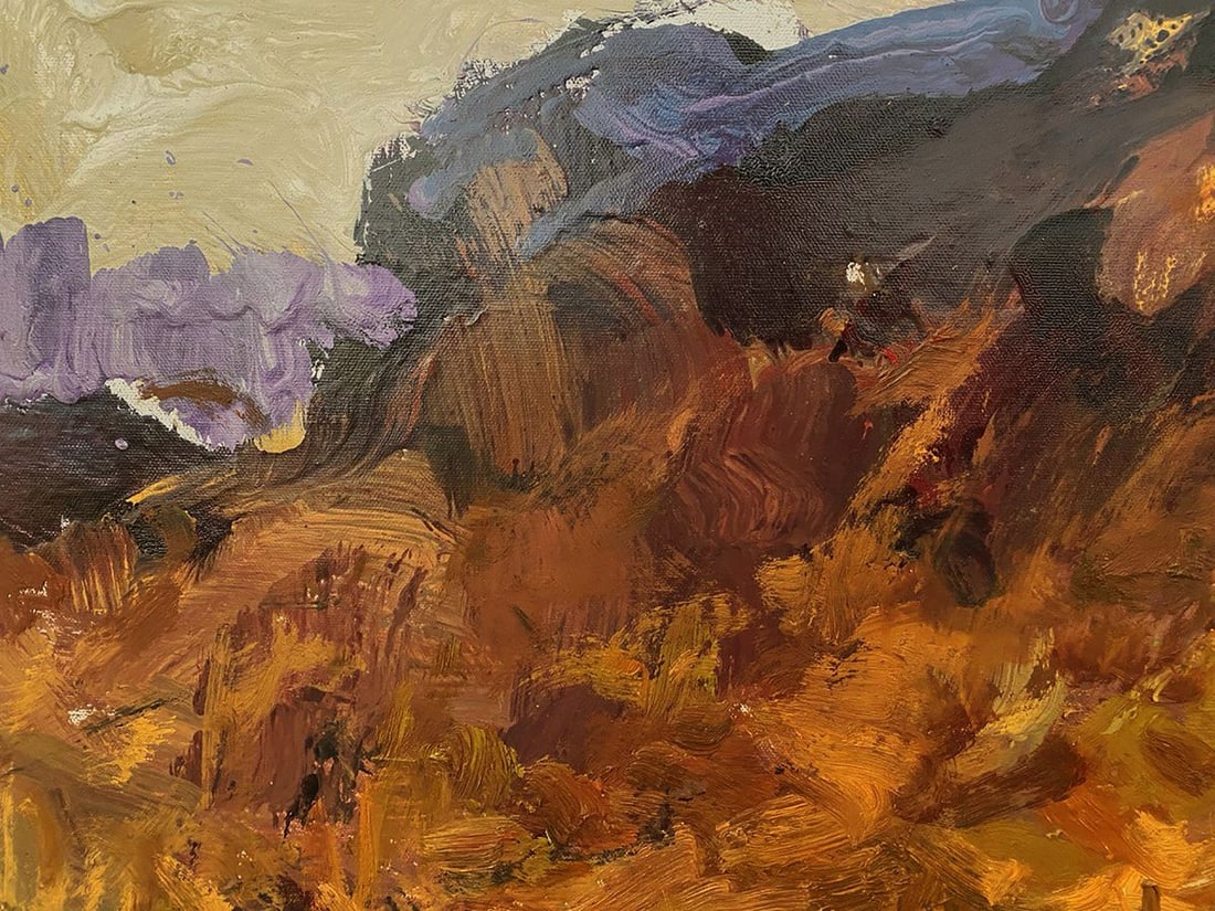 Oil painting Goats in a wheat field Oleksiy Ivanyuk - 6