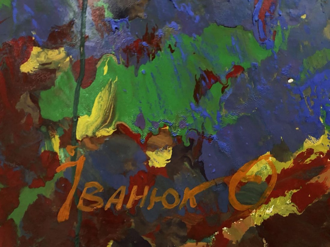 Oil painting Walking cows in the field Oleksiy Ivanyuk - 8