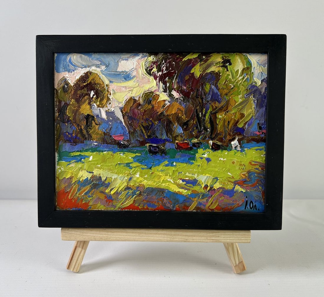 Oil painting Noon on the рasture Alex Kalenyuk - 2