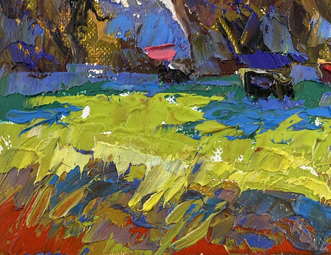 Oil painting Noon on the рasture Alex Kalenyuk - 6