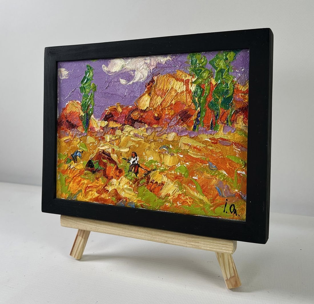 Oil painting August аftergrass Alex Kalenyuk - 3