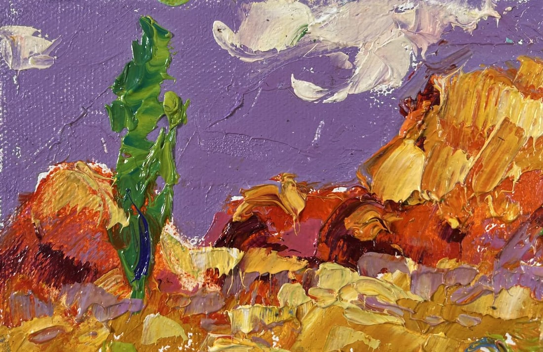 Oil painting August аftergrass Alex Kalenyuk - 4