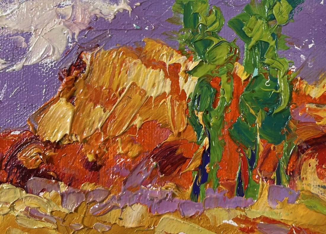 Oil painting August аftergrass Alex Kalenyuk - 5