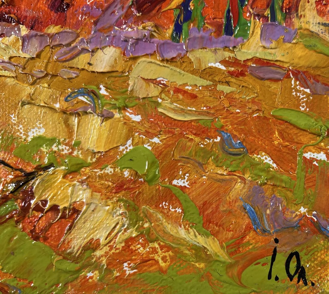 Oil painting August аftergrass Alex Kalenyuk - 7