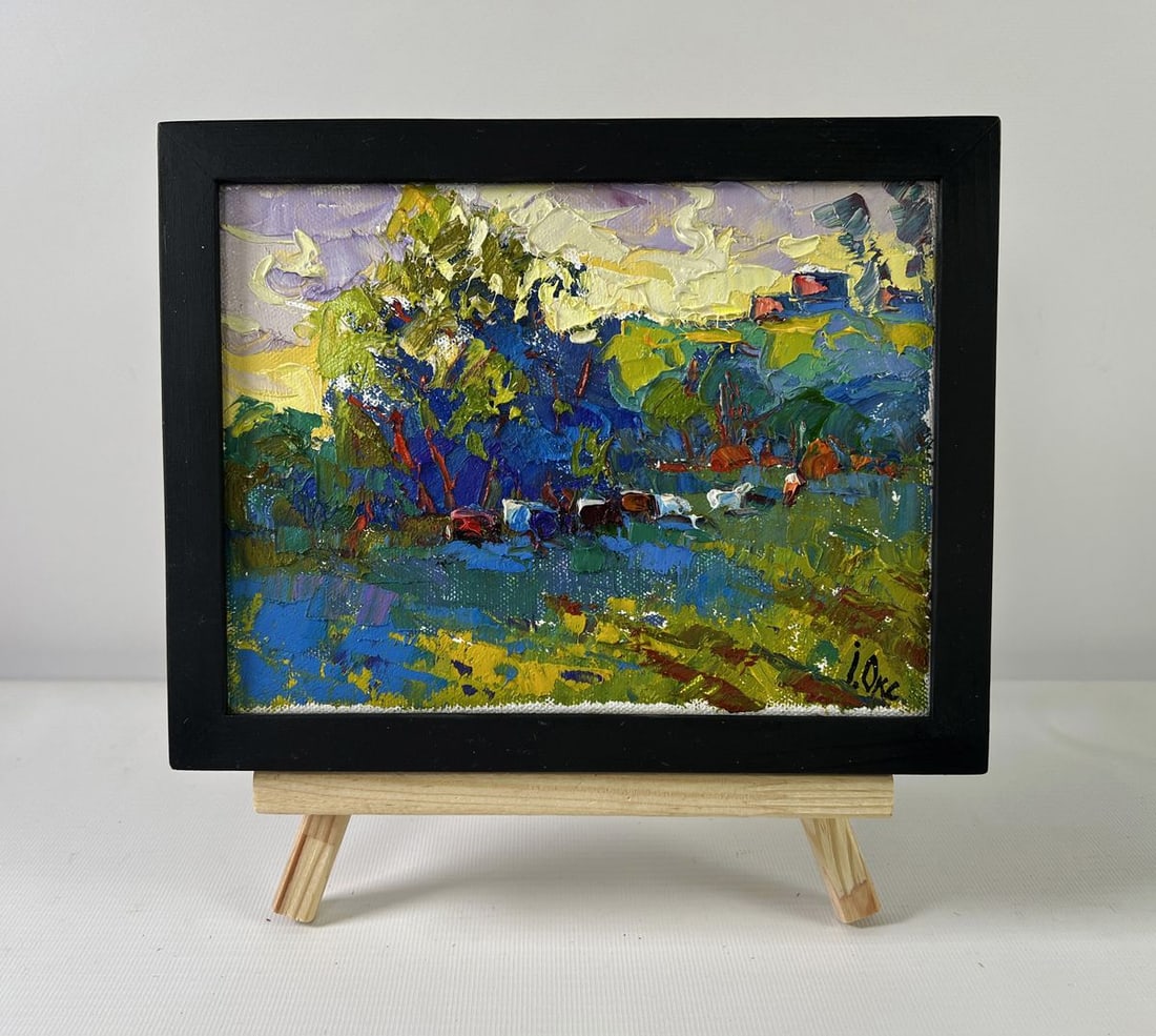 Oil painting Quiet morning Oksana Kalenyuk - 2