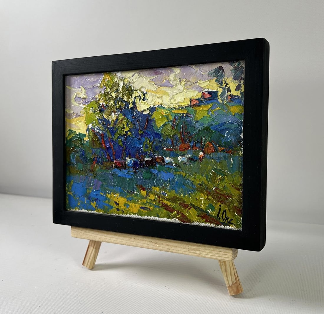 Oil painting Quiet morning Oksana Kalenyuk - 3