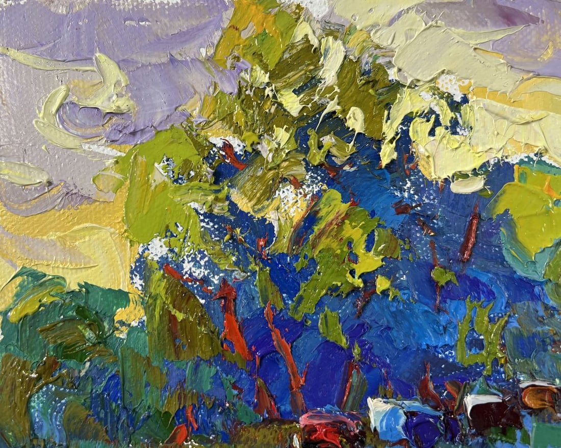 Oil painting Quiet morning Oksana Kalenyuk - 4