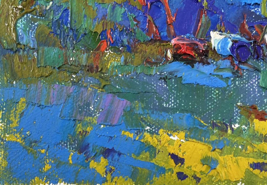 Oil painting Quiet morning Oksana Kalenyuk - 6