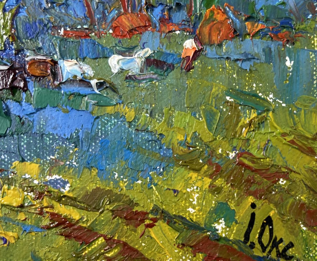 Oil painting Quiet morning Oksana Kalenyuk - 7