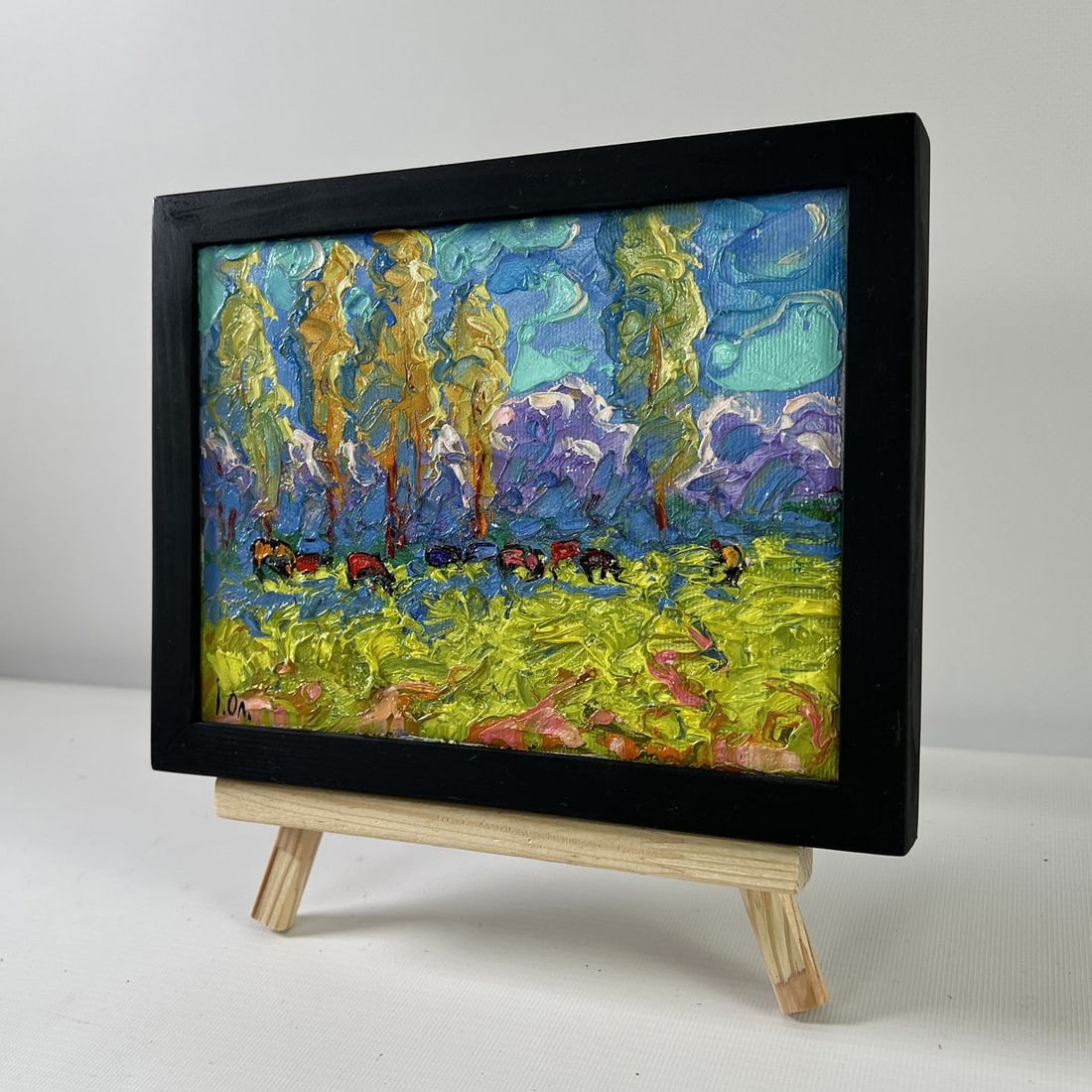 Oil painting Spring on the meadows Alex Kalenyuk - 3