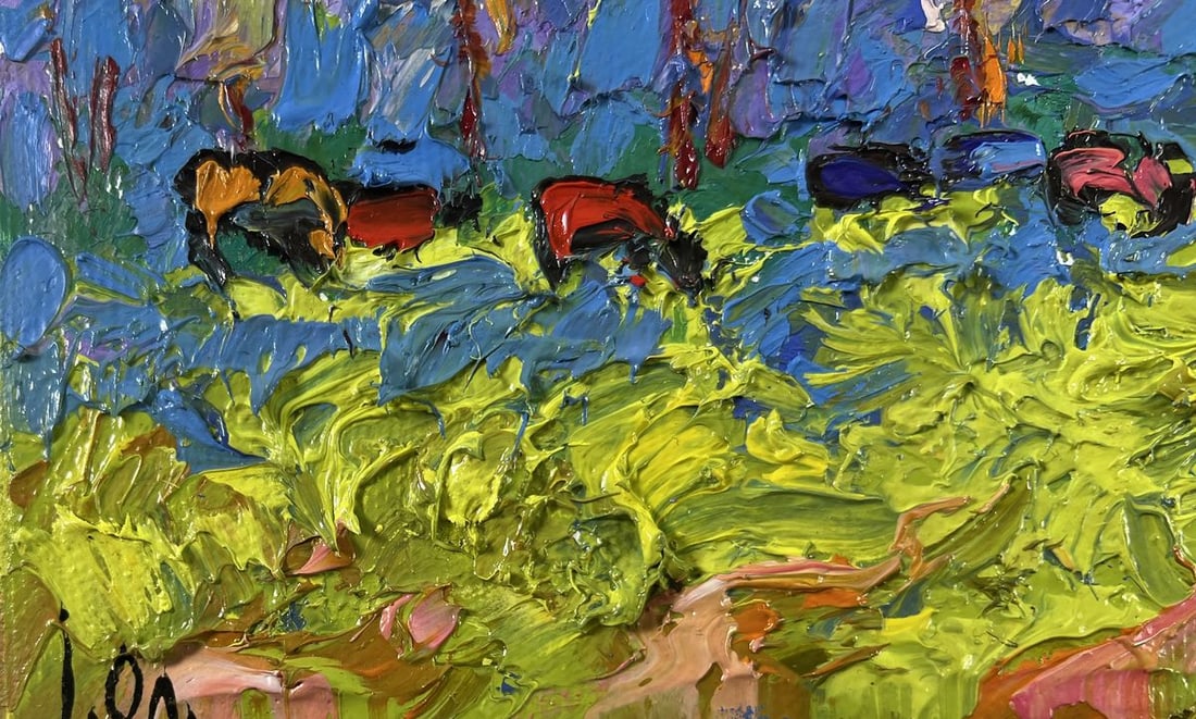 Oil painting Spring on the meadows Alex Kalenyuk - 6