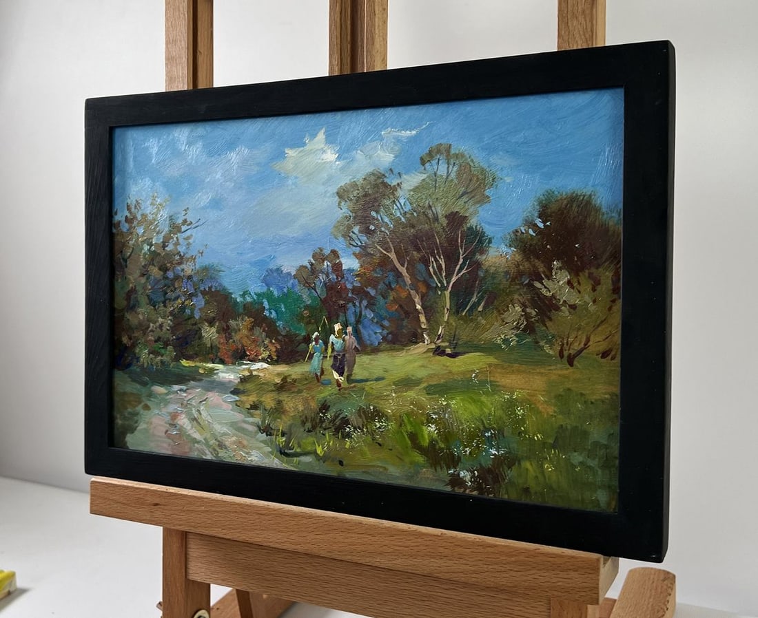 Oil painting A walk in the forest Yuriy Suprunchuk - 3