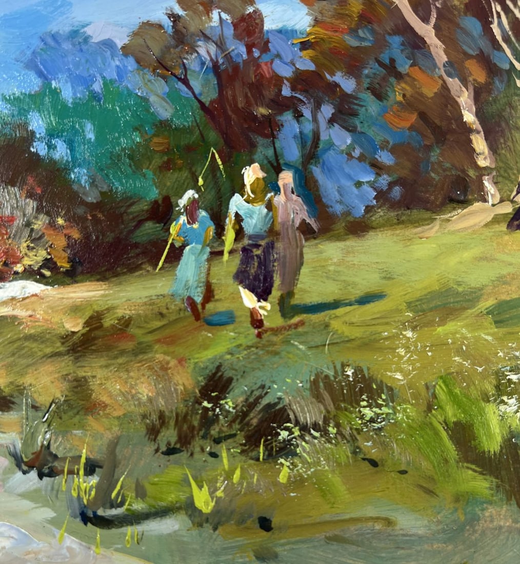 Oil painting A walk in the forest Yuriy Suprunchuk - 8