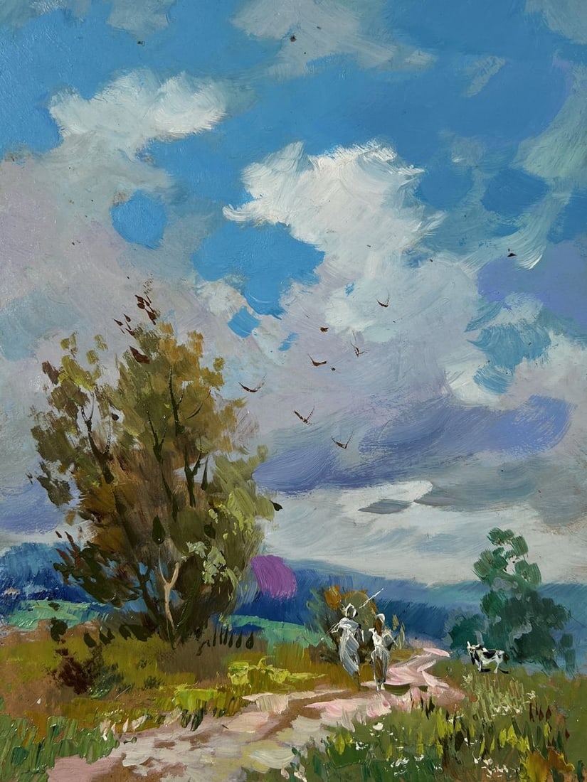 Oil painting Path to the sky Yuriy Suprunchuk (1 of 8)