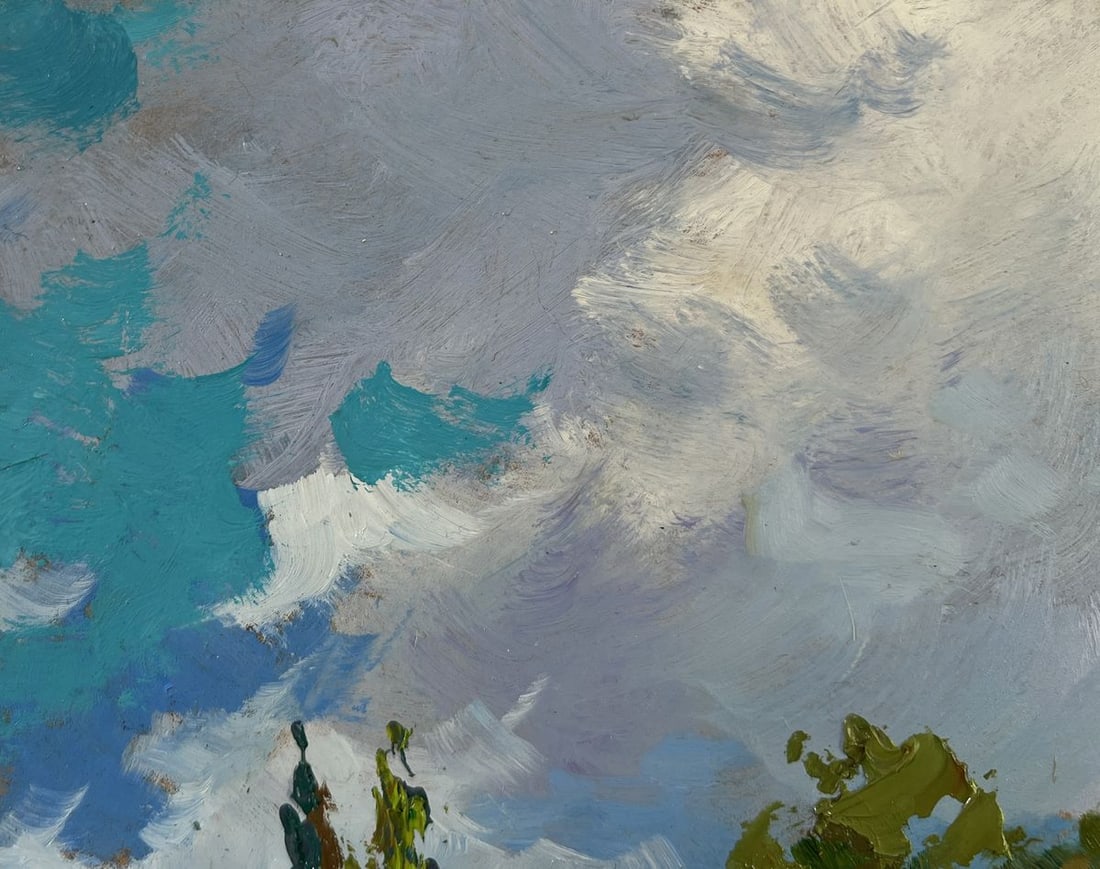 Oil painting Past the outer houses Yuriy Suprunchuk - 4