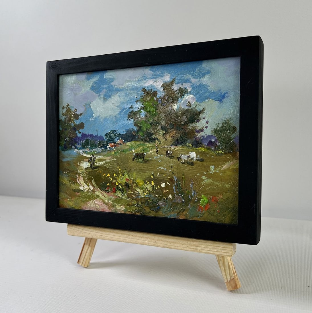 Oil painting Afternoon on the pasture Yuriy Suprunchuk - 3