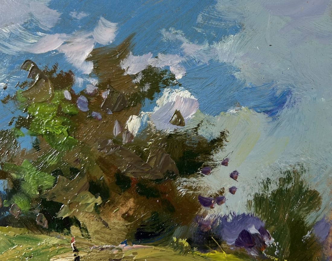 Oil painting Afternoon on the pasture Yuriy Suprunchuk - 5