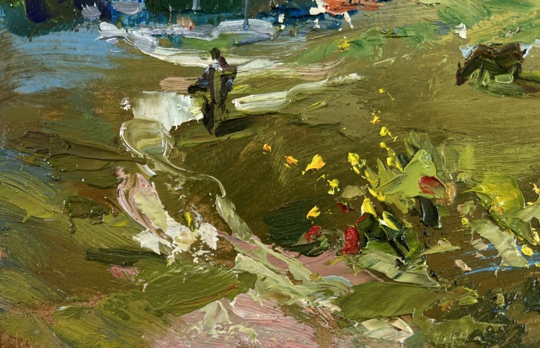 Oil painting Afternoon on the pasture Yuriy Suprunchuk - 6