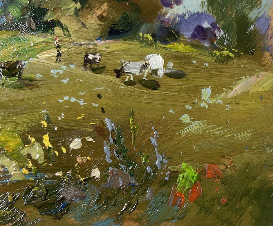 Oil painting Afternoon on the pasture Yuriy Suprunchuk - 7