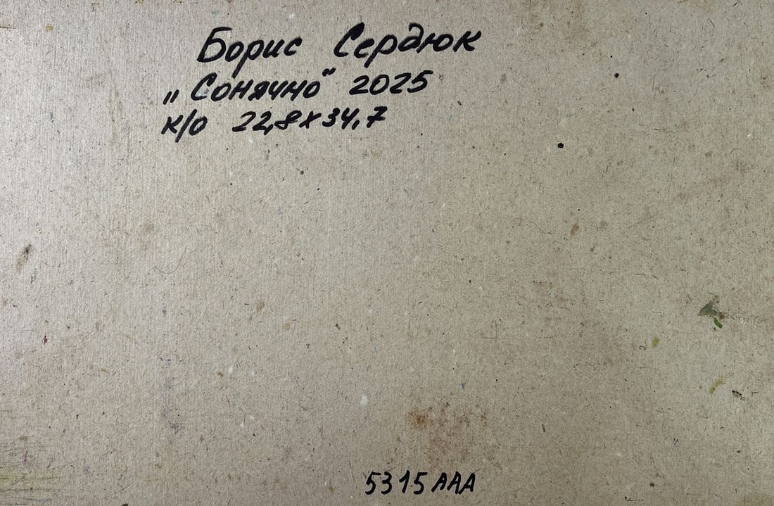 Oil painting In the sunlight Boris Serdyuk - 10