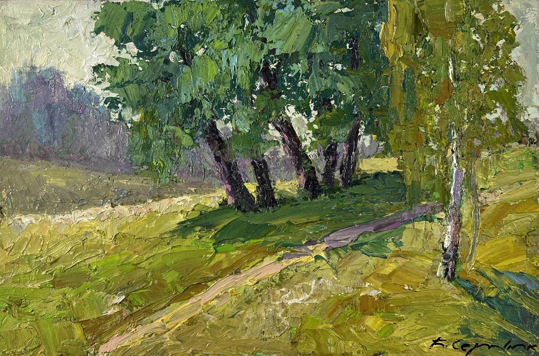 Oil painting In the sunlight Boris Serdyuk (1 of 10)