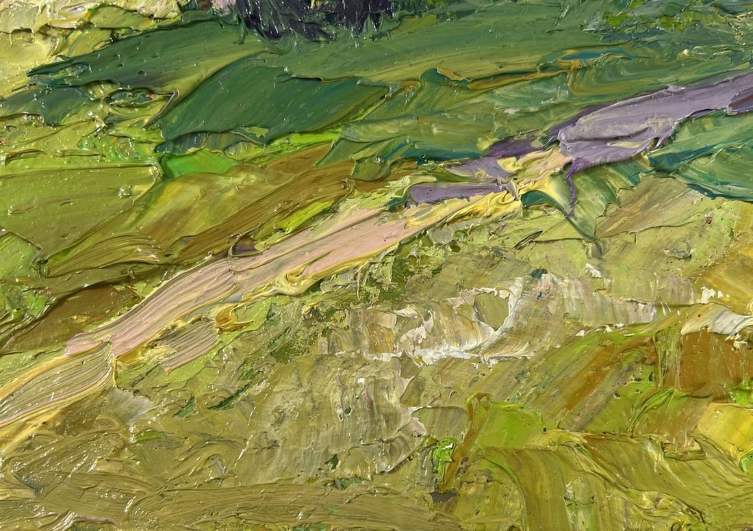 Oil painting In the sunlight Boris Serdyuk - 8