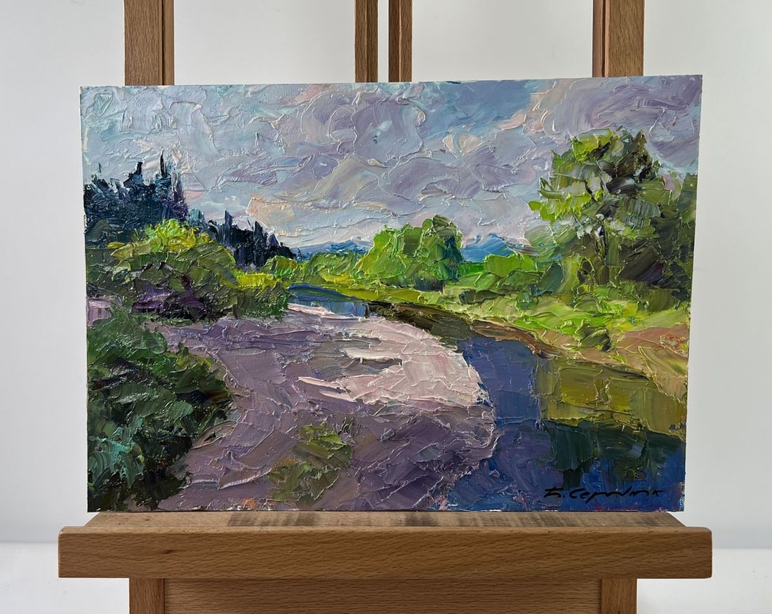 Oil painting Sand underfoot Boris Serdyuk - 2