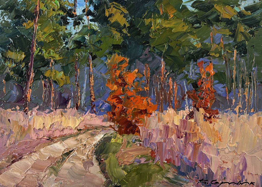 Oil painting Road into silence Boris Serdyuk (1 of 10)